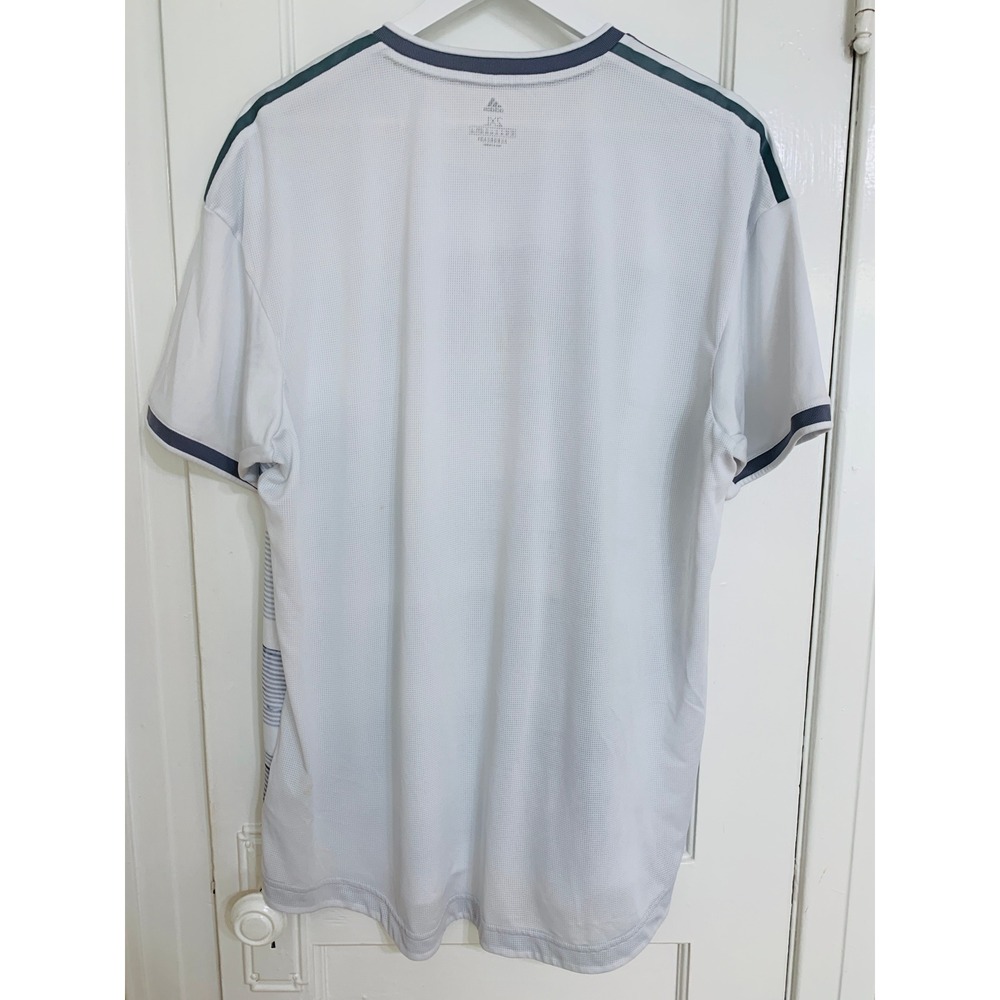 Adidas Los Angeles LAFC Away Authentic Mens Soccer Jersey White Gray 2XL - Picture 6 of 16